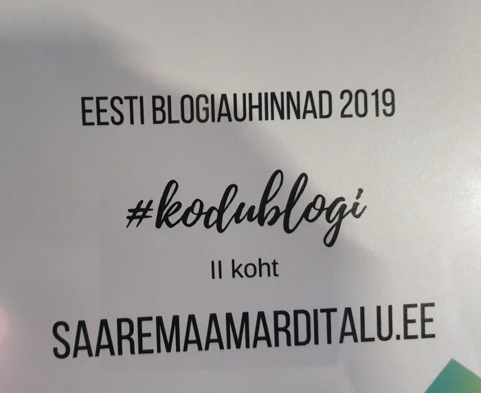 parim kodublogi, ilus kodu, kena kodu, parim aiandus ja talublogi, hea talublogi, huvitav talublogi, parim blogi, eesti blogiauhinnad